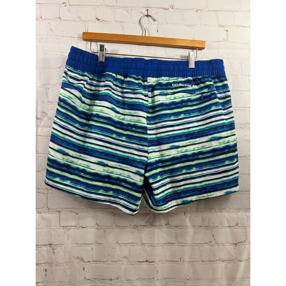 Field and Stream Shorts Womens Size XL Multi-Color Striped Swim Fishing Casual - Picture 2 of 6